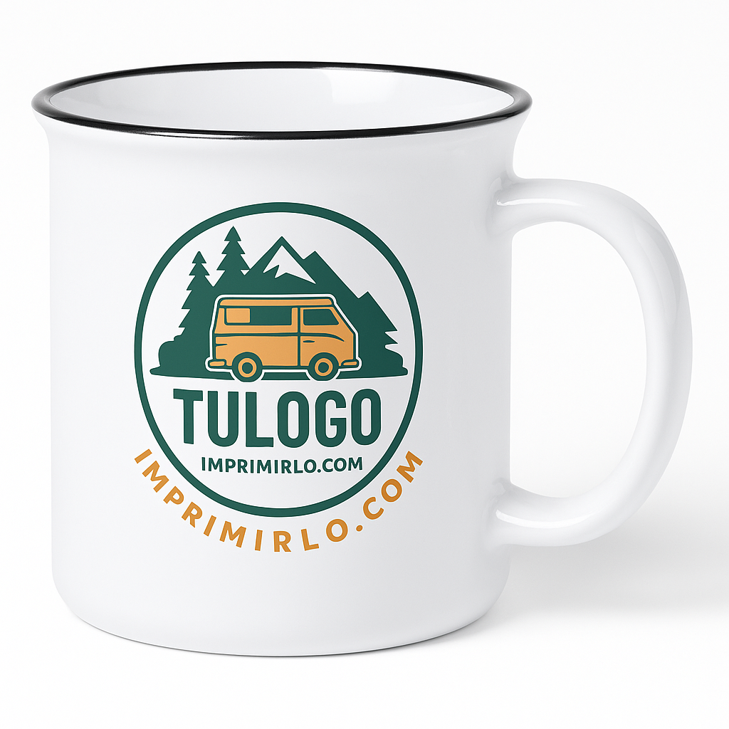 Taza Vintage de Cerámica Personalizada