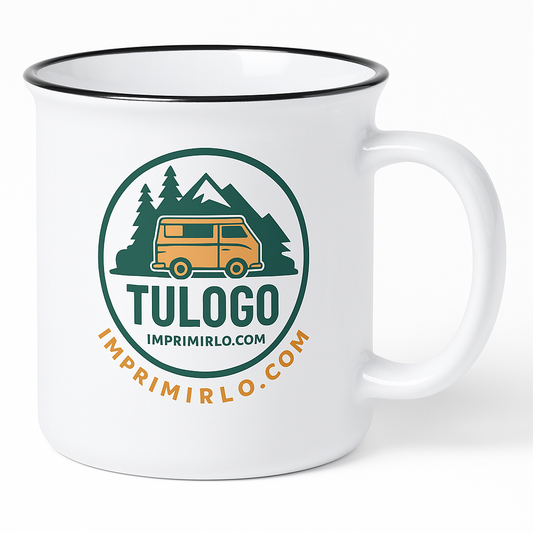Taza Vintage de Cerámica Personalizada