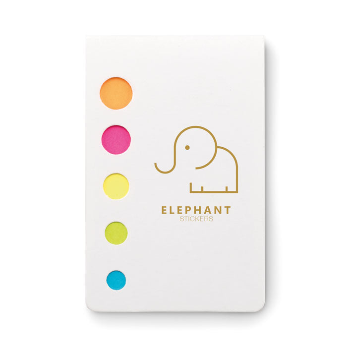 Notas adhesivas de 5 colores personalizadas