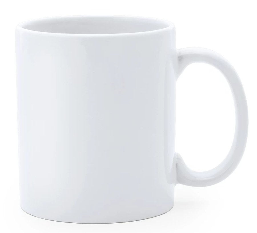 Taza con gorro de Navidad