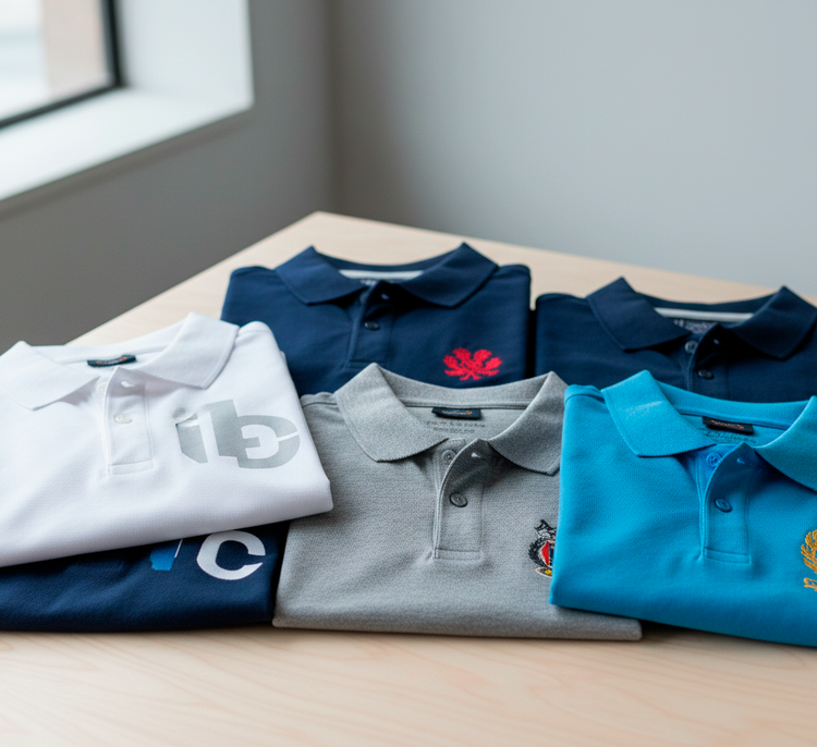 Polos Personalizados para Uniformes de Empresa e Imagen Corporativa