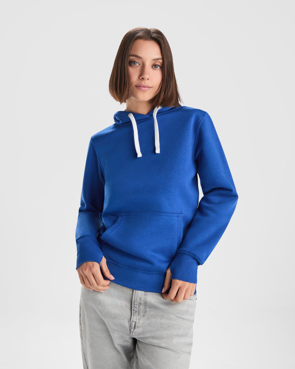 Sudadera con capucha de mujer personalizada con logo