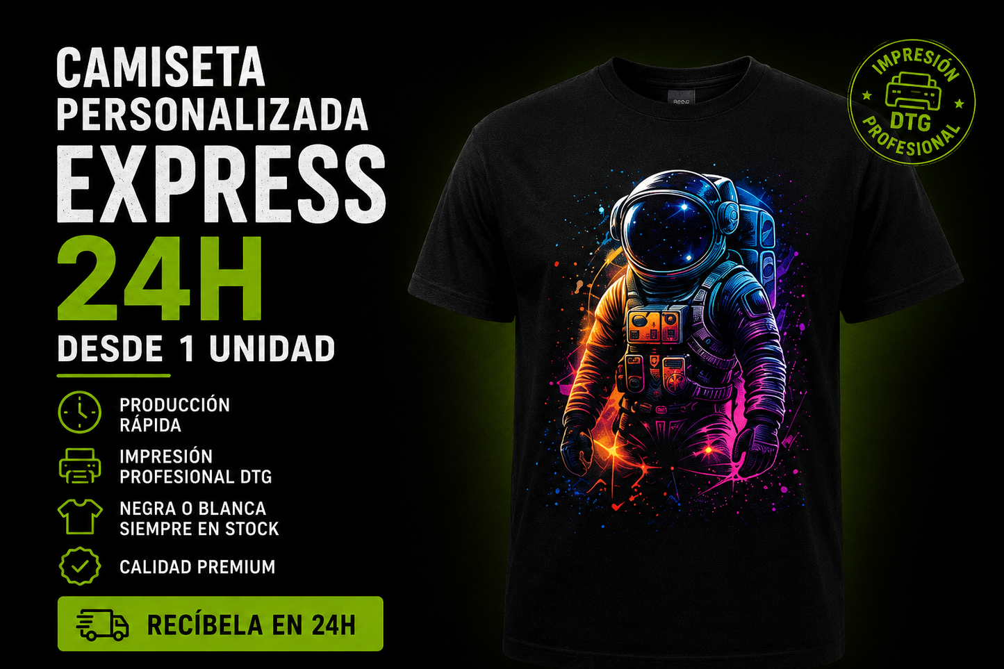 Camiseta Personalizada Express 24h