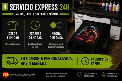 Camiseta Personalizada Express 24h