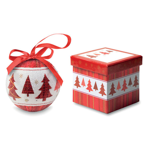Bola de Navidad en caja personalizada