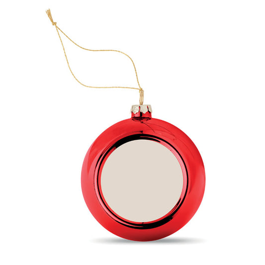 Bola de Navidad personalizada en color rojo