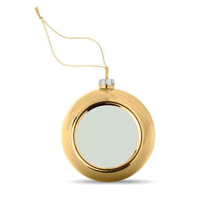 Bola de Navidad personalizada en color oro