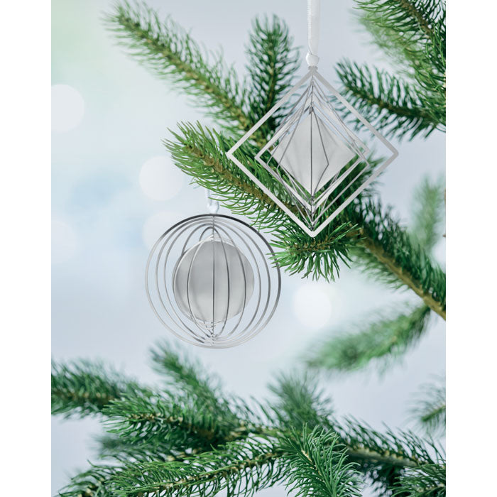 Colgante de acero inoxidable de Navidad, foto de ambiente