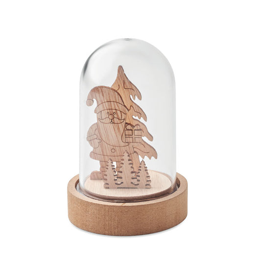 Adorno de Navidad LED de madera personalizado