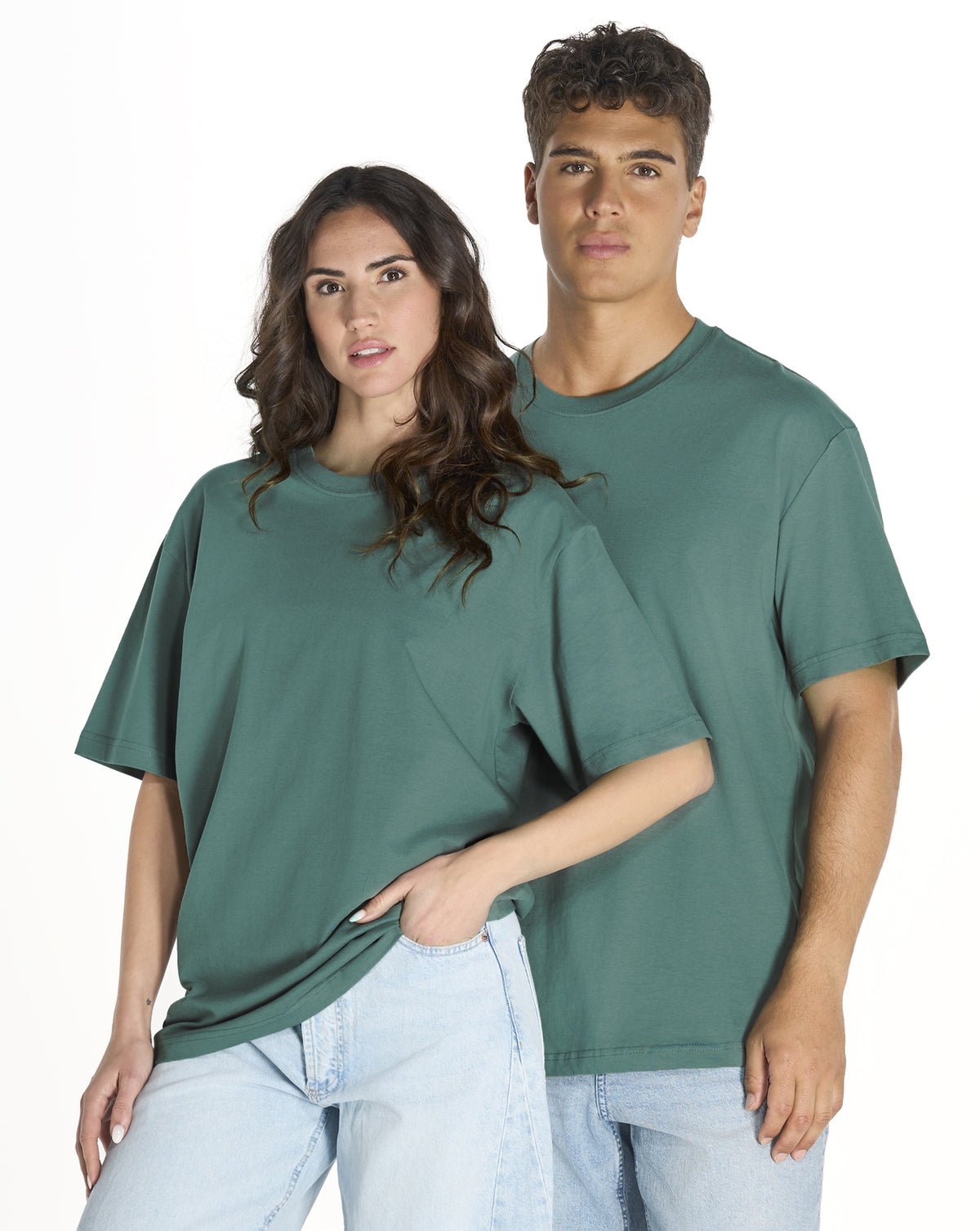 Camiseta oversize 200 g personalizada, modelos