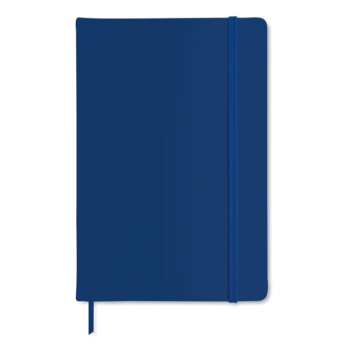 Libreta A6 Rayada de Tapa Dura Personalizada en color azul