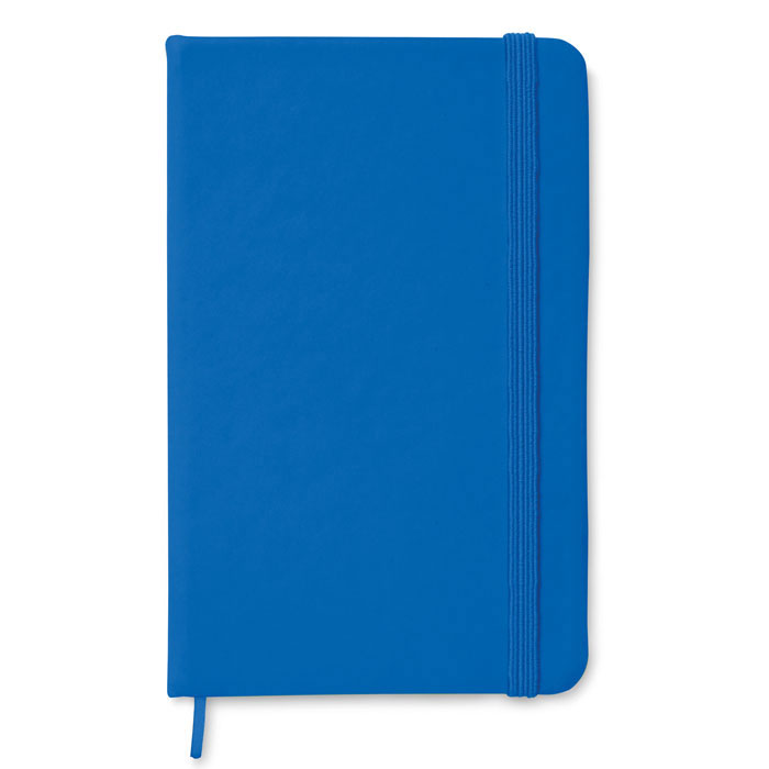Libreta A6 Rayada de Tapa Dura Personalizada en color azul royal