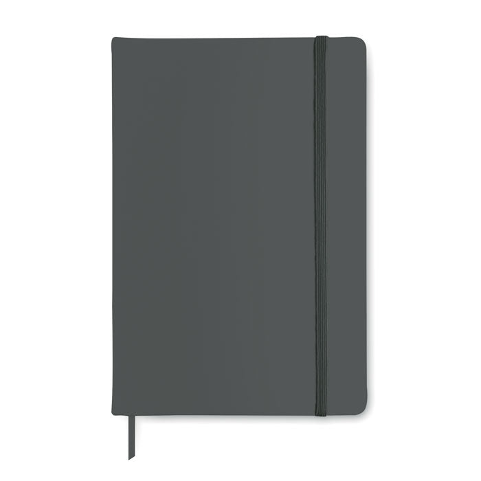 Libreta A5 de tapa dura, vista de lado