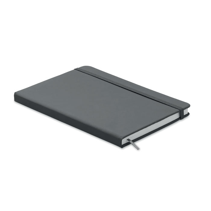 Libreta A5 Rayada de Tapa Dura Personalizada en color gris piedra