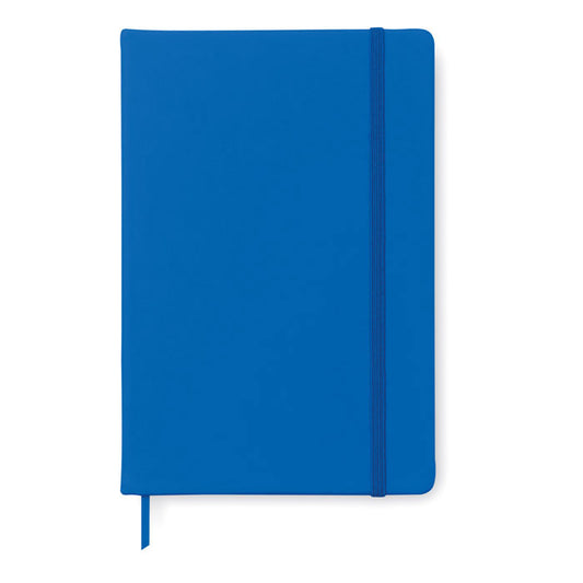 Libreta A5 Rayada de Tapa Dura Personalizada en color azul royal