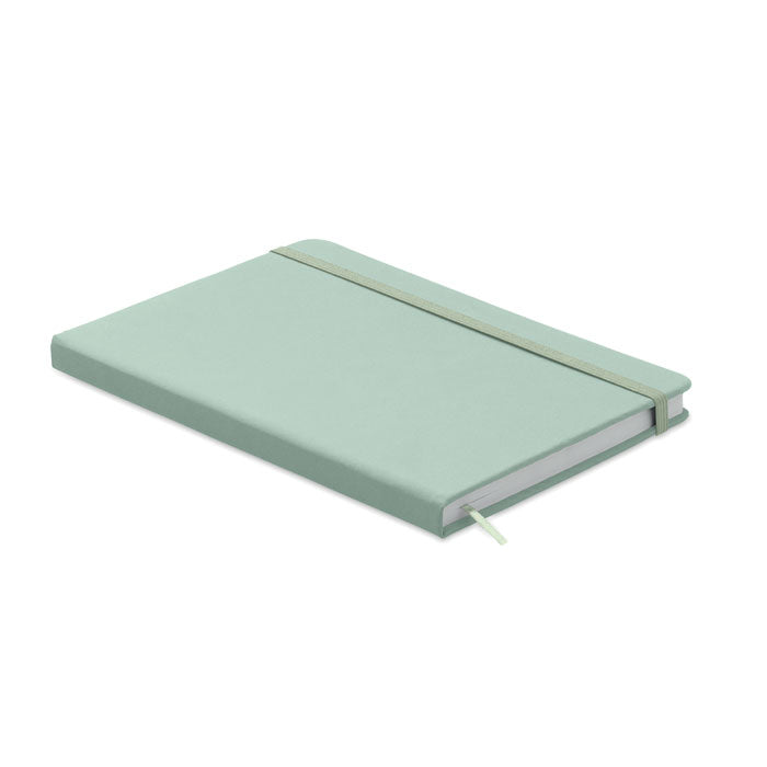 Libreta A5 Rayada de Tapa Dura Personalizada en color verde menta