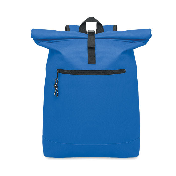 Mochila Roll Top para Portátil 15 Personalizada en color azul royal