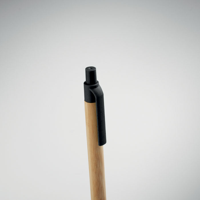 Bolígrafo de bambú, detalle
