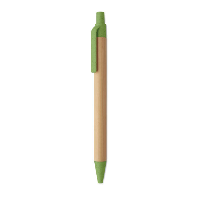 Bolígrafo de Bambú Personalizado en color verde
