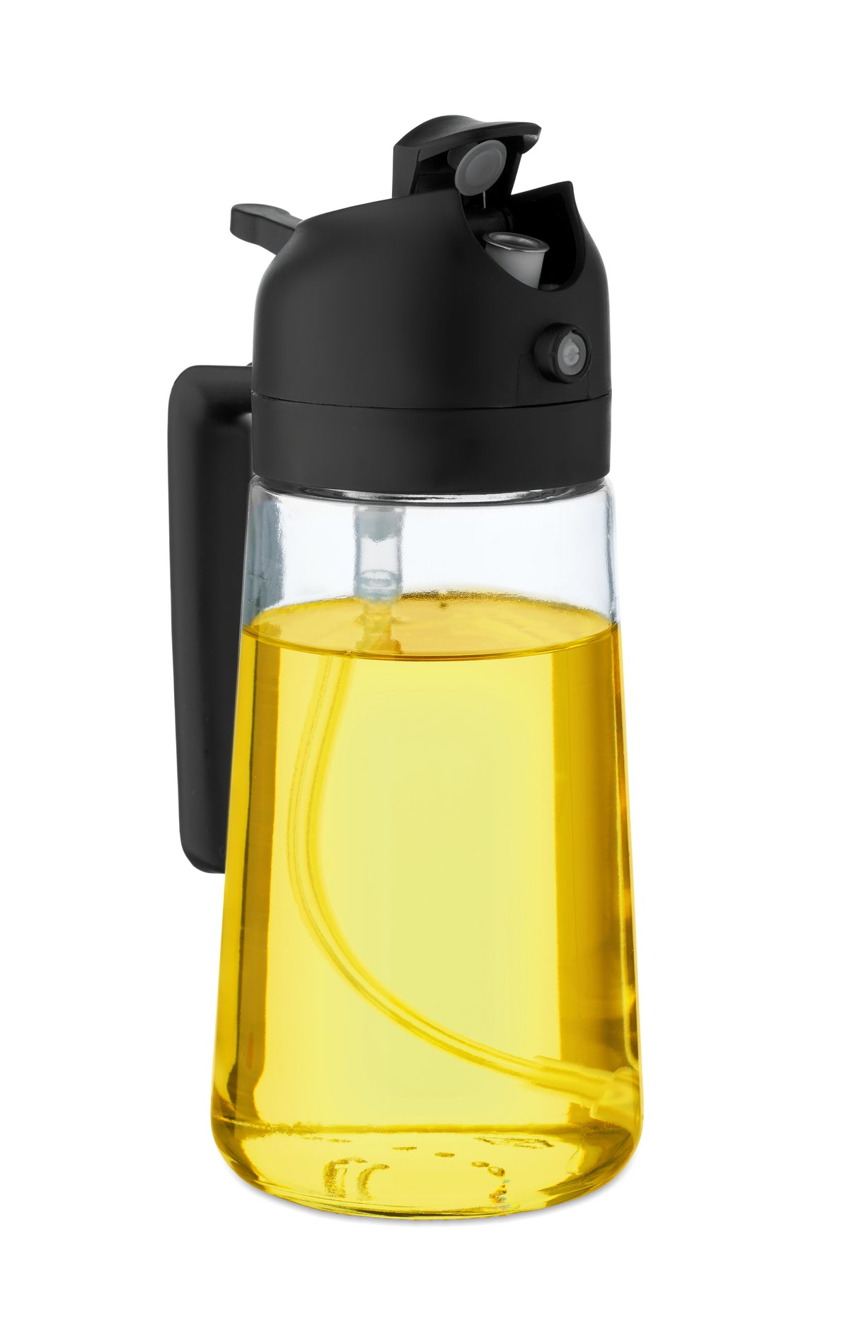 Dosificador de aceite con aceite dentro