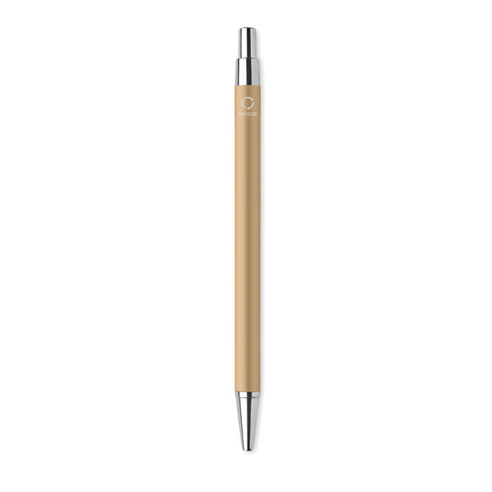 Bolígrafo de Aluminio Reciclado Personalizado en color oro