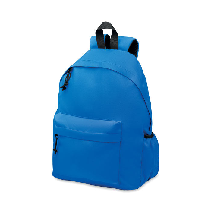 Mochila de Poliéster RPET con Bolsillo Personalizada en color azul royal