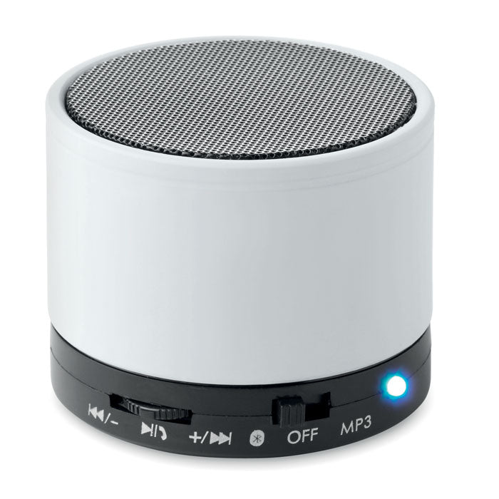 Altavoz Bluetooth Personalizado en color blanco