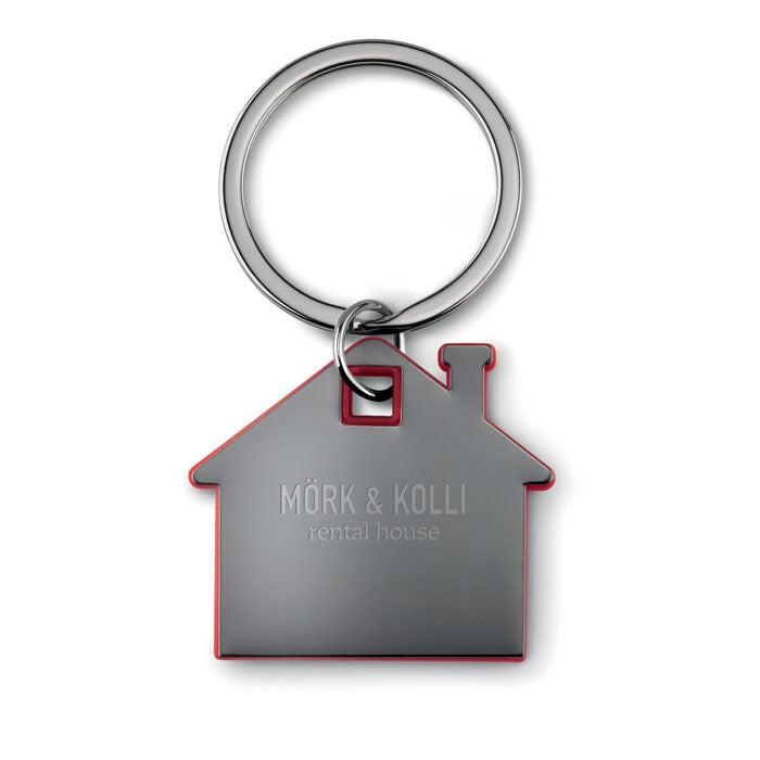 Llavero con forma de casa personalizado