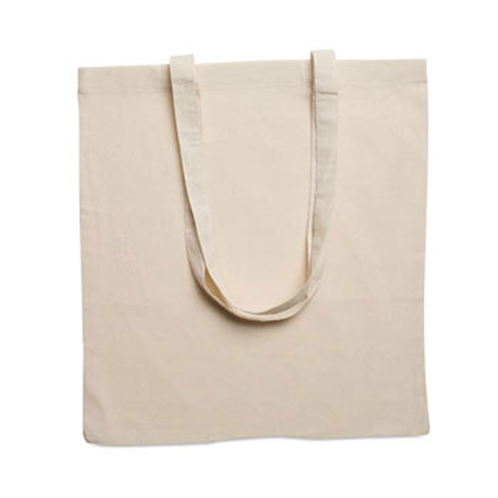 Bolsa de algodón beige personalizada