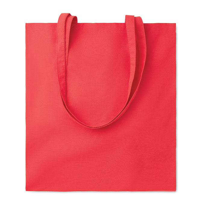 Bolsa de algodón roja personalizada