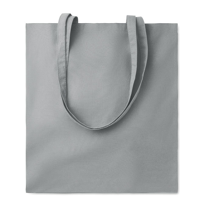Bolsa de algodón gris personalizada