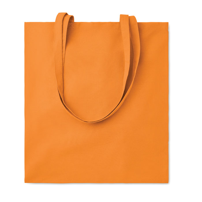 Bolsa de algodón naranja personalizada