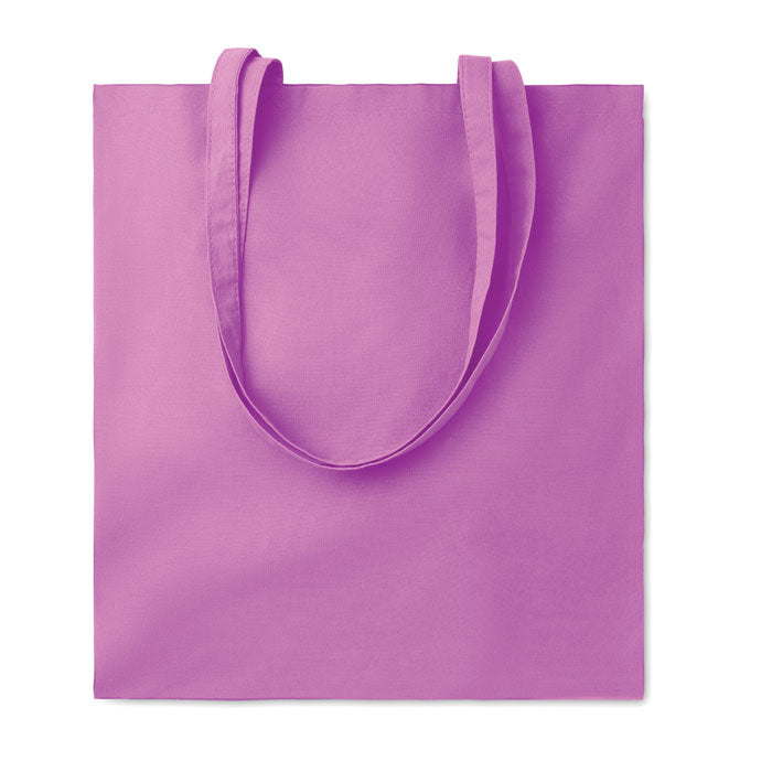 Bolsa de algodón violeta personalizada