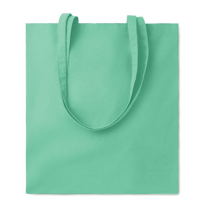 Bolsa de algodón verde menta personalizada