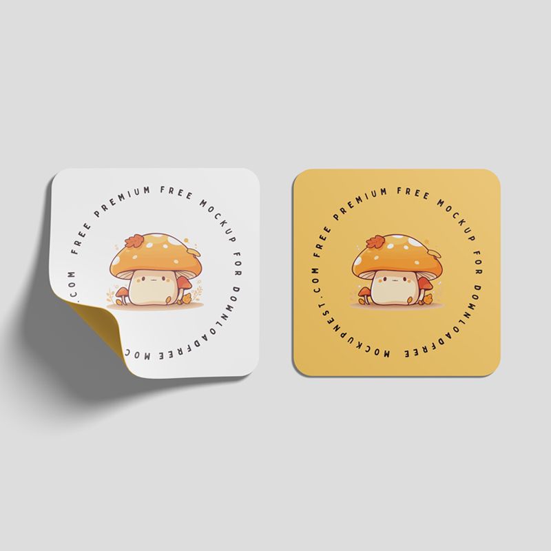 Pegatinas Rectangulares y Cuadradas Personalizadas