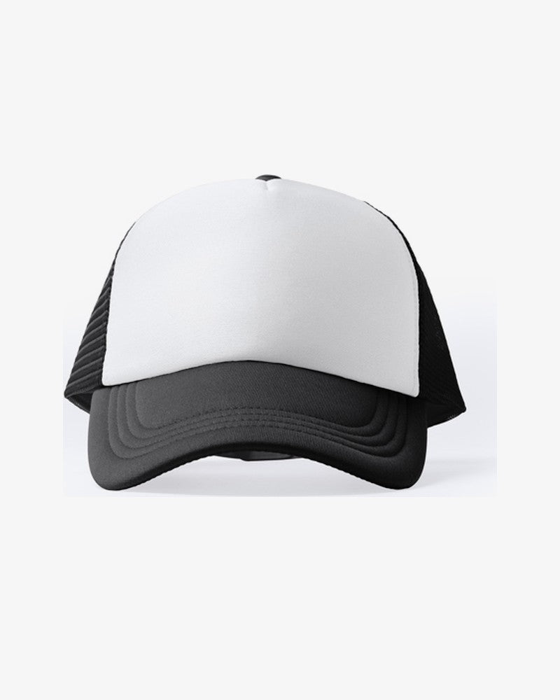 Gorra Barny con Frontal Blanco y Rejilla Personalizada