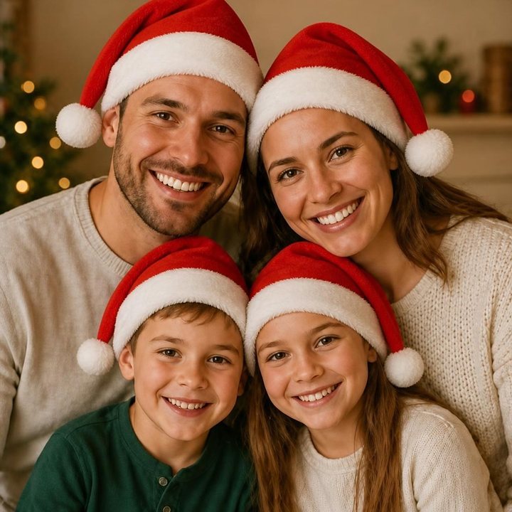 Ponte un gorro de Navidad