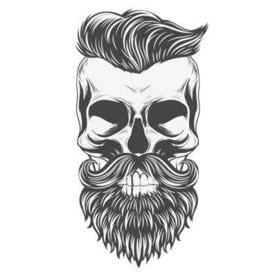 Camiseta Skull Hipster (Paranoia Records) Design