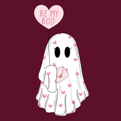 Sudadera Jersey Be My Boo Fantasma San Valentín Design
