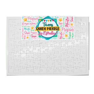 Puzzle Personalizado de 96 Piezas Cartón Thumbnail