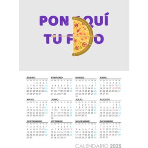 Calendario de 1 sola lámina 2025 Thumbnail