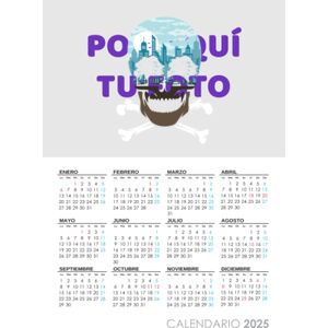 Calendario de 1 sola lámina 2025 Thumbnail