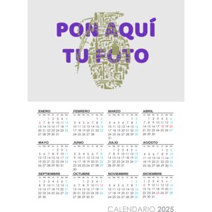 Calendario de 1 sola lámina 2025 Thumbnail