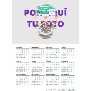 Calendario de 1 sola lámina 2025 Thumbnail