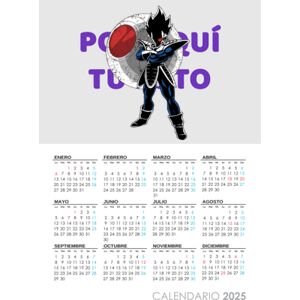 Calendario de 1 sola lámina 2025 Thumbnail