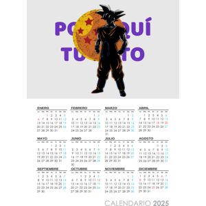 Calendario de 1 sola lámina 2025 Thumbnail