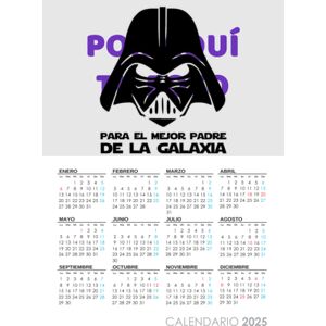 Calendario de 1 sola lámina 2025 Thumbnail