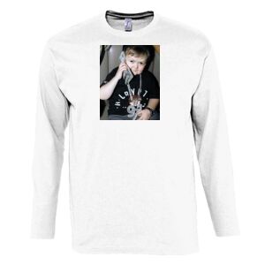 Camiseta Manga Larga con Cuello Redondo Thumbnail