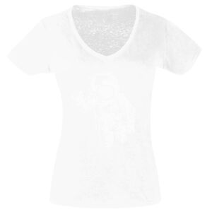 Camisetas Personalizadas Mujer Cuello de Pico Thumbnail