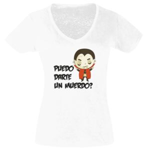 Camisetas Personalizadas Mujer Cuello de Pico Thumbnail